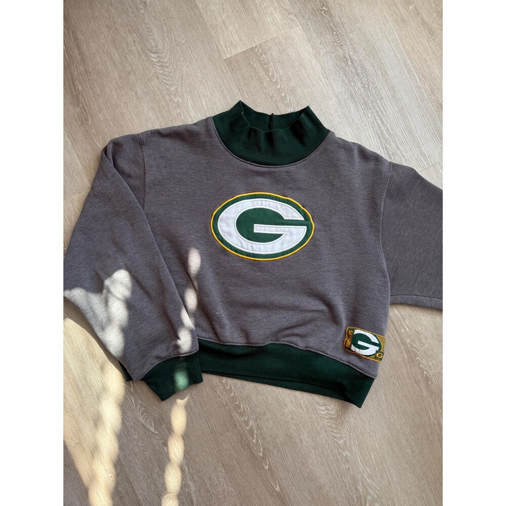Vintage Green Bay Packers Crewneck Sweatshirt | Upcycled One-of-a-Kind
